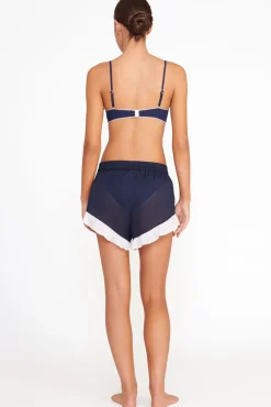 STAUD BOYANA SHORT  NAVY WHITE NAVYWHITE Hot