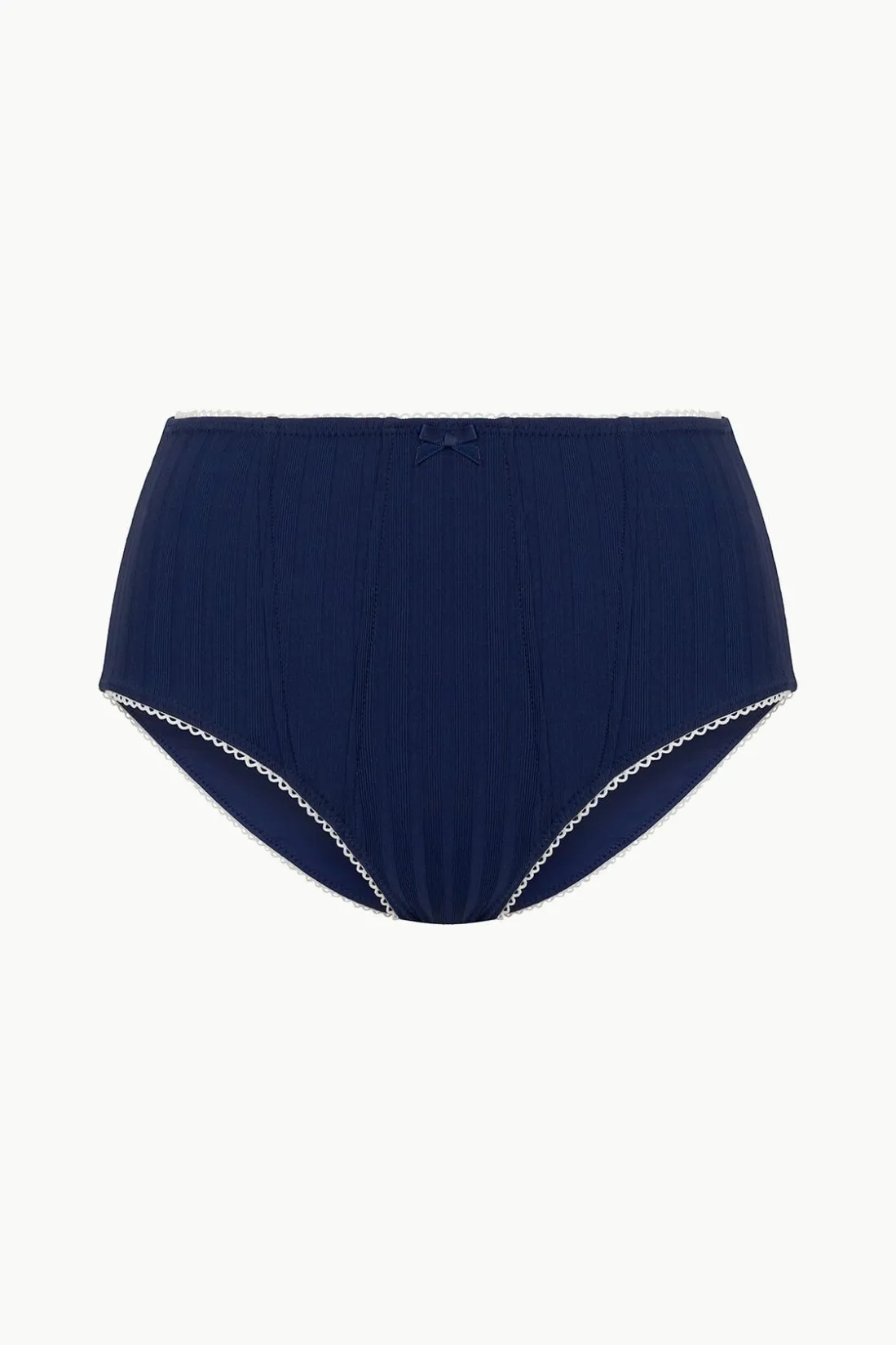 STAUD BRENTON HIGH RISE BIKINI BOTTOM NAVY WHITE NAVYWHITE Outlet