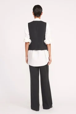 STAUD BRETT VEST BLACK