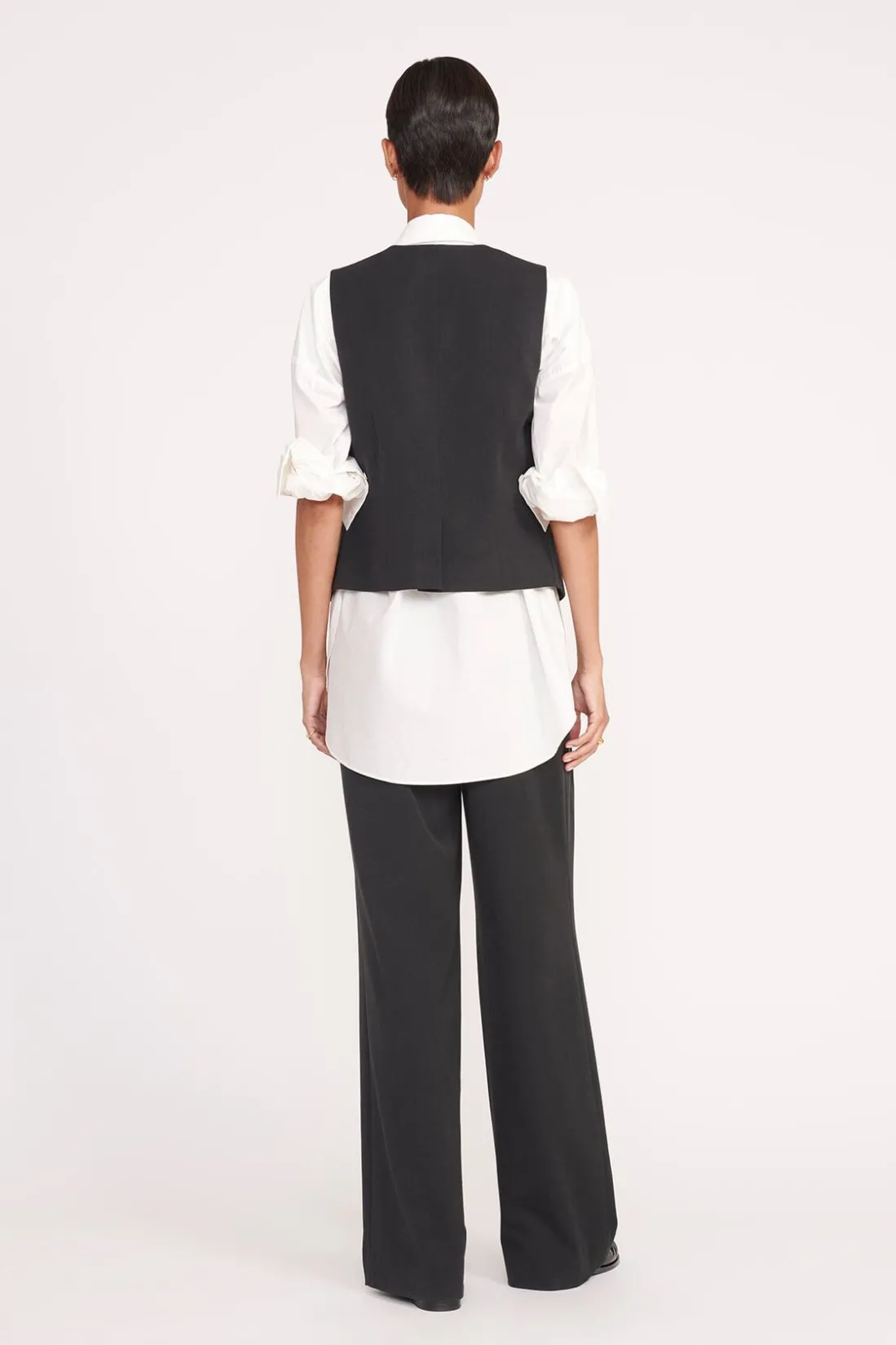 STAUD BRETT VEST BLACK