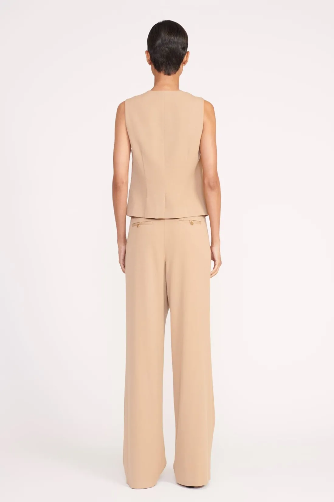 STAUD BRETT VEST CAMEL Outlet