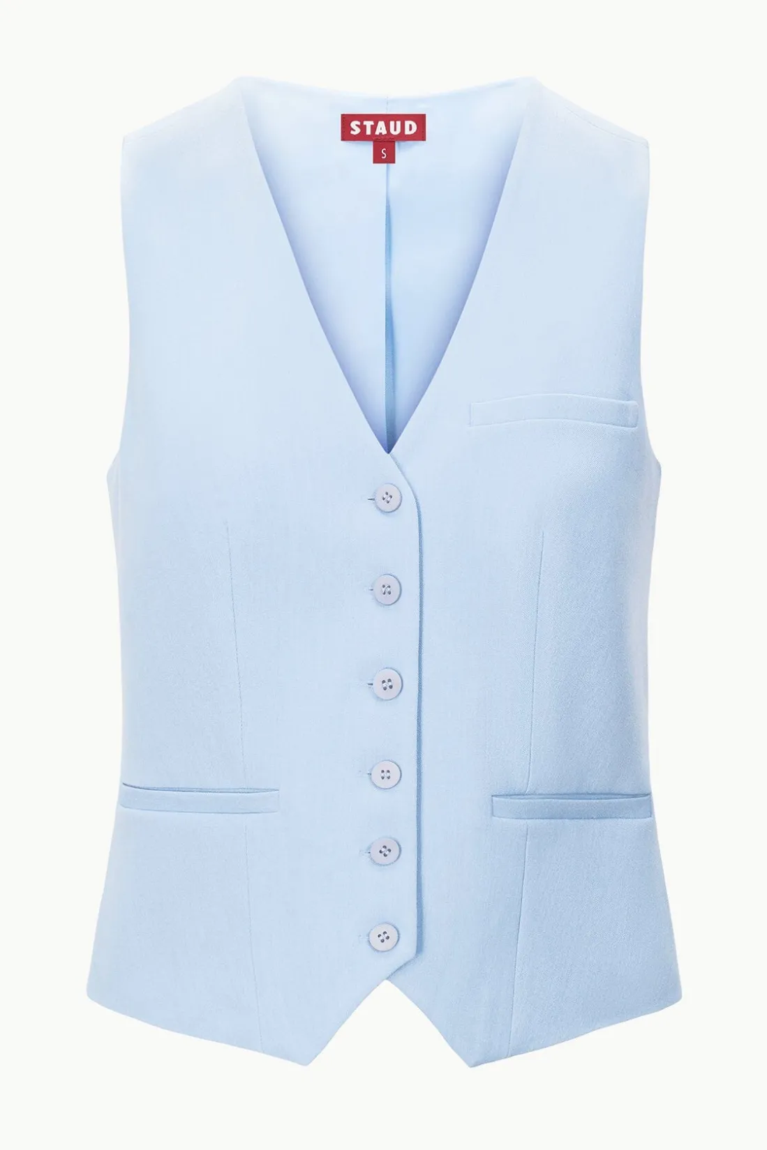 STAUD BRETT VEST PERIWINKLE Sale