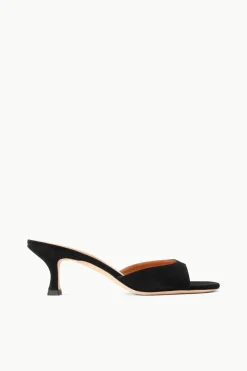 STAUD BRIGITTE MULE BLACK SUEDE BLACKSUEDE Online