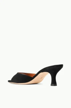 STAUD BRIGITTE MULE  BLACK SUEDE BLACKSUEDE Online