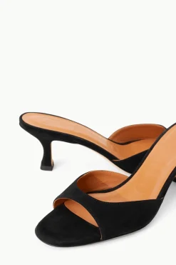 STAUD BRIGITTE MULE  BLACK SUEDE BLACKSUEDE Online