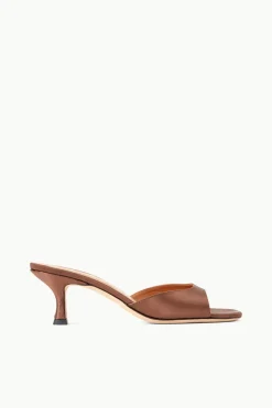 STAUD BRIGITTE MULE CLOVE SATIN CLOVESATIN Clearance