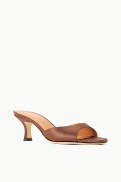 STAUD BRIGITTE MULE  CLOVE SATIN CLOVESATIN Clearance