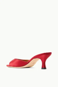 STAUD BRIGITTE MULE RUBY SATIN RUBYSATIN Hot