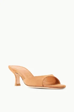 STAUD BRIGITTE MULE  TAN SUEDE TANSUEDE Discount