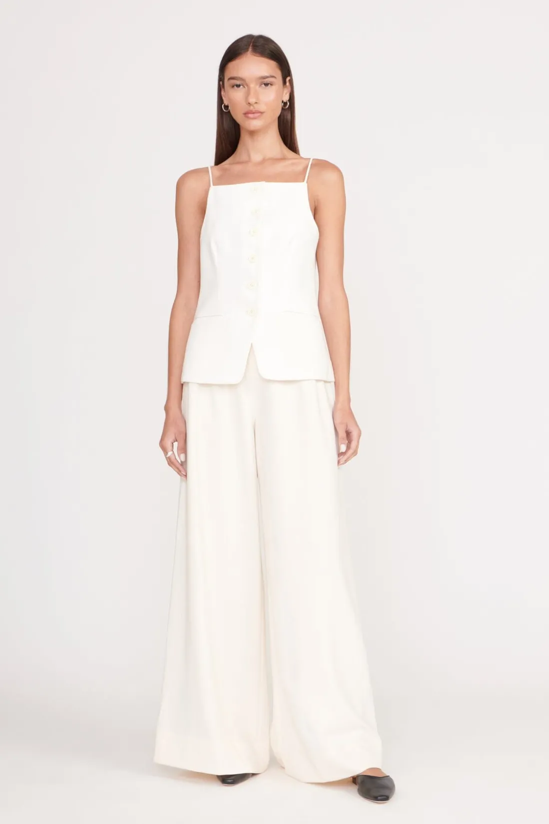 STAUD CALEB PANT ECRU Online
