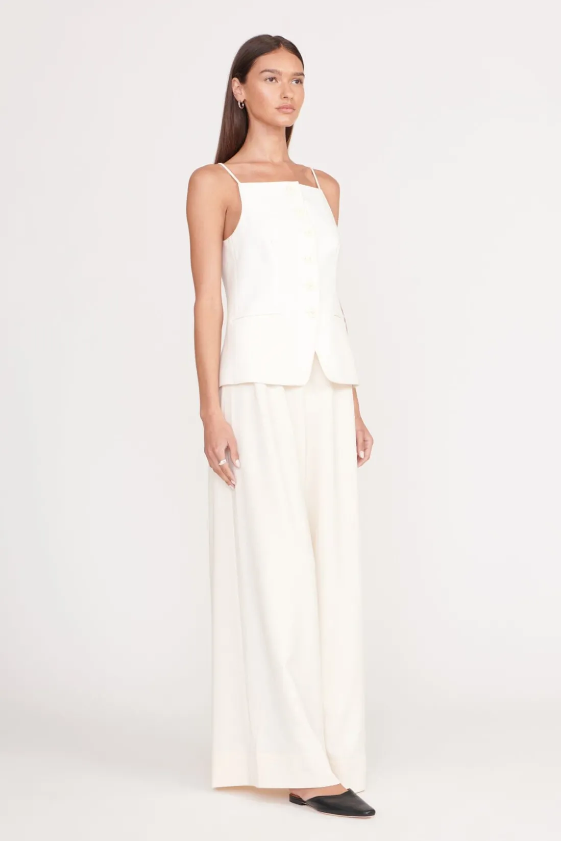 STAUD CALEB PANT ECRU Online