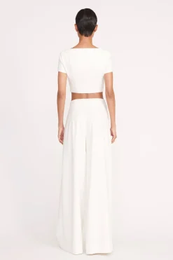 STAUD CALEB PANT   IVORY New
