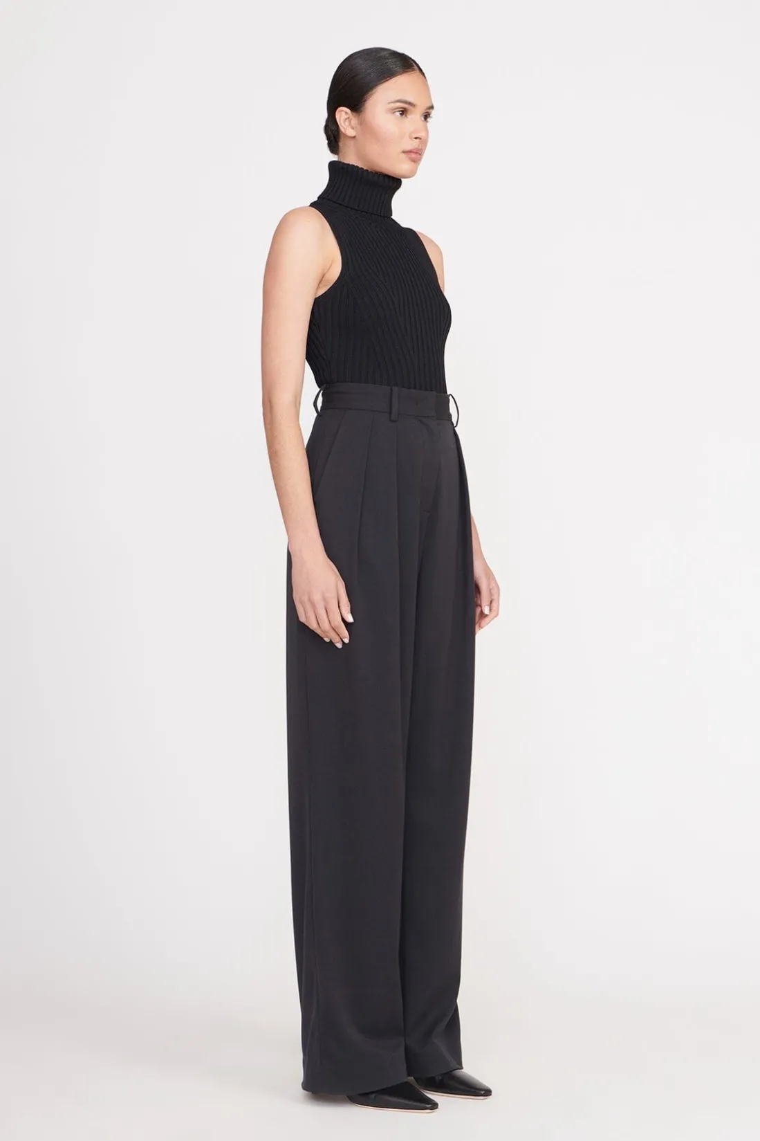 STAUD CALLUM TOP BLACK Clearance