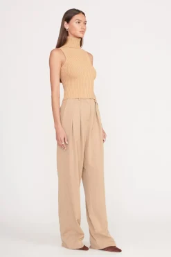 STAUD CALLUM TOP CAMEL Outlet