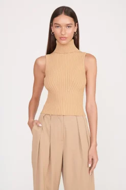 STAUD CALLUM TOP CAMEL Outlet