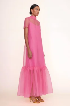 STAUD CALLUNA DRESS   BLUSH Sale
