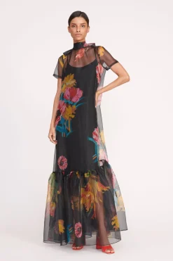STAUD CALLUNA DRESS  FIRST BLOOM NIGHT FIRSTBLOOMNIGHT Best
