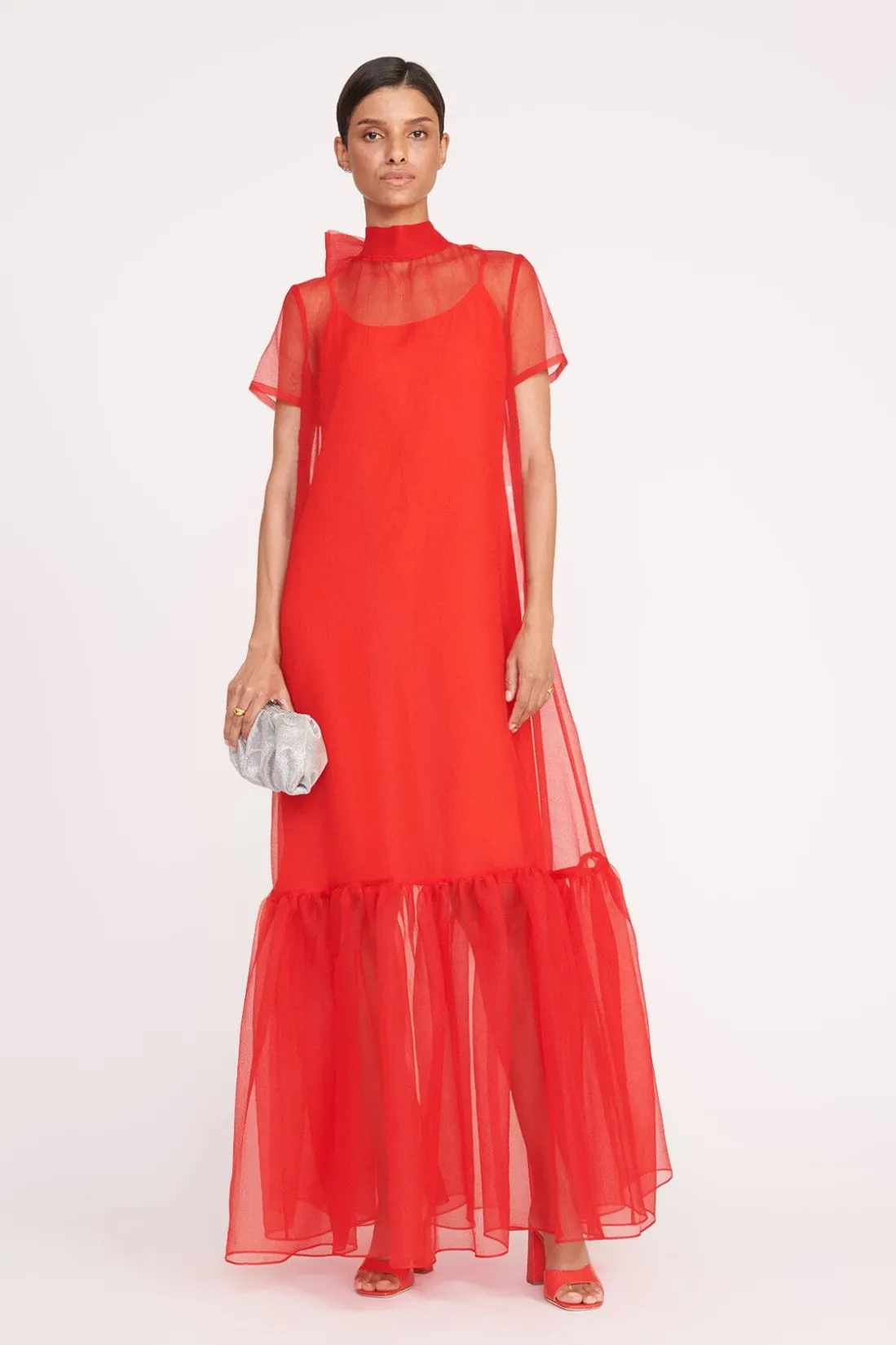 STAUD CALLUNA DRESS RED ROSE REDROSE Online