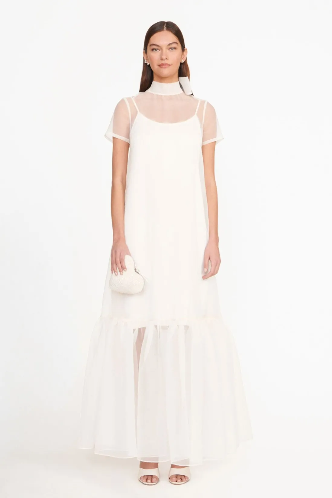 STAUD CALLUNA DRESS WHITE Outlet