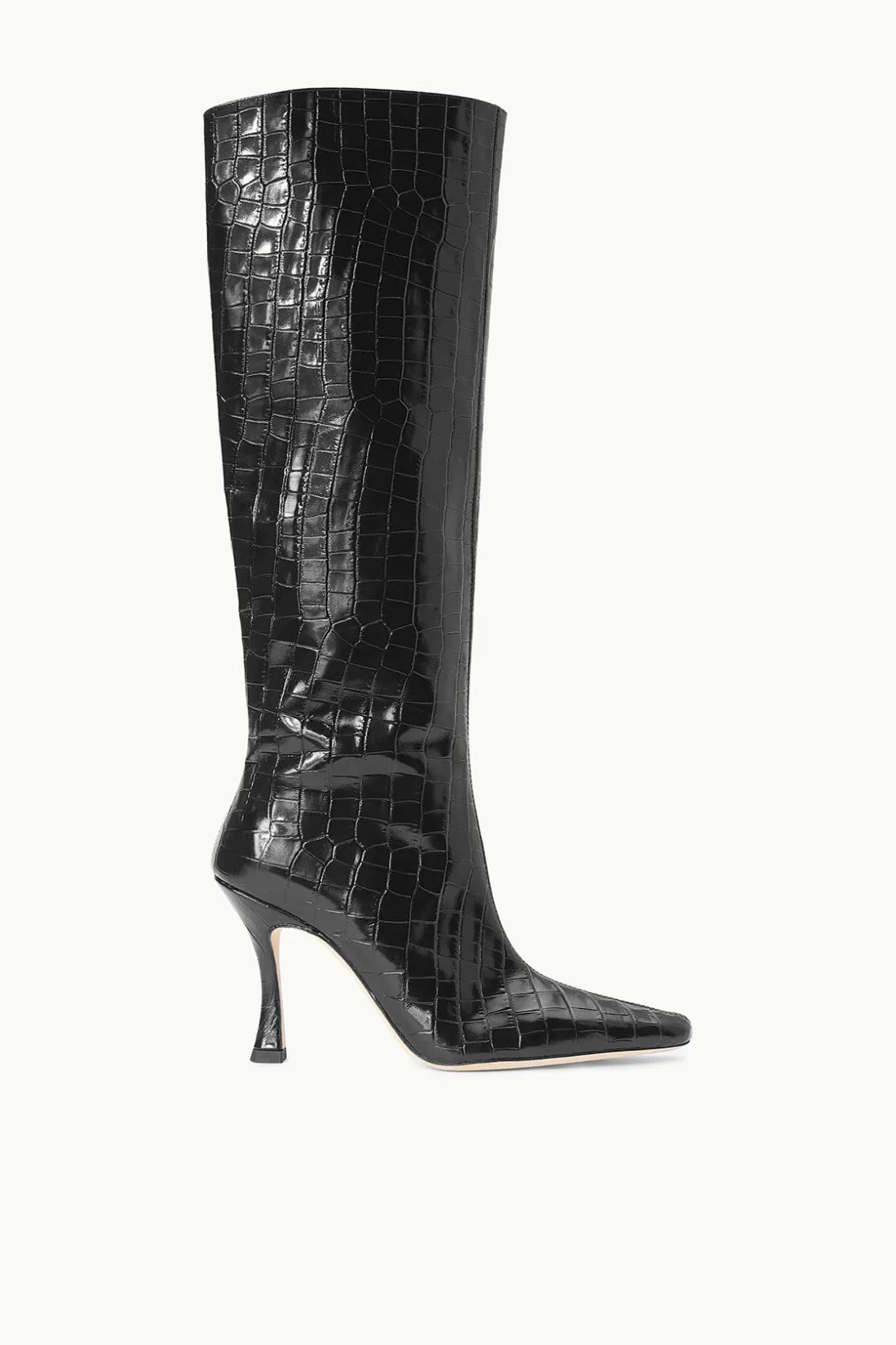 STAUD CAMI BOOT BLACK CROC EMBOSSED BLACKCROCEMBOSSED Sale