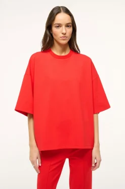 STAUD CAPSULE TOP RED ROSE REDROSE Discount