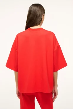 STAUD CAPSULE TOP  RED ROSE REDROSE Discount