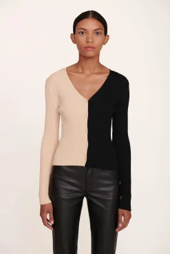 STAUD CARGO SWEATER  BUFF BLACK BUFFBLACK New