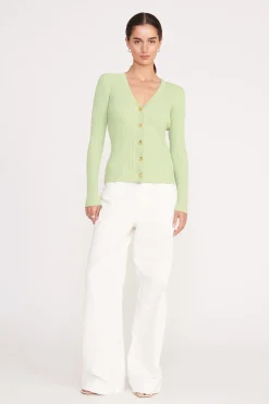 STAUD CARGO SWEATER   MATCHA New