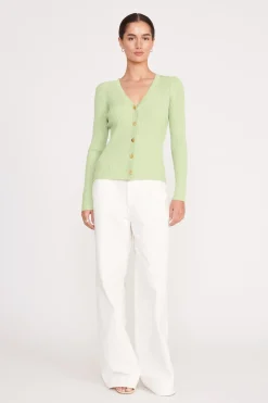 STAUD CARGO SWEATER MATCHA New
