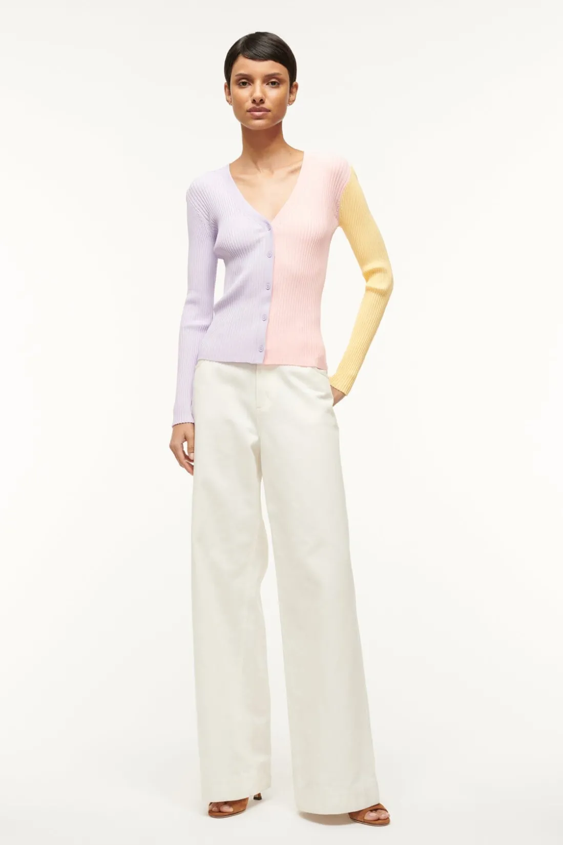 STAUD CARGO SWEATER PINK SHERBET PINKSHERBET Online