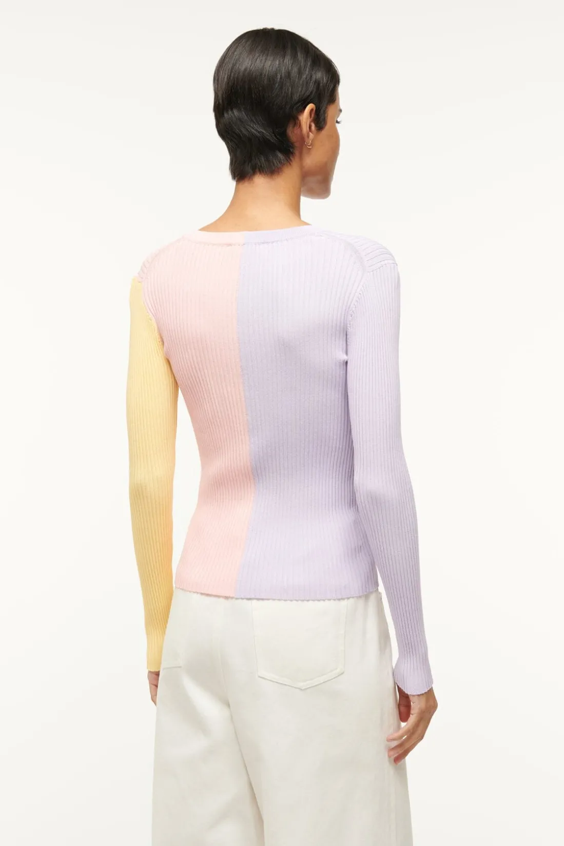 STAUD CARGO SWEATER PINK SHERBET PINKSHERBET Online