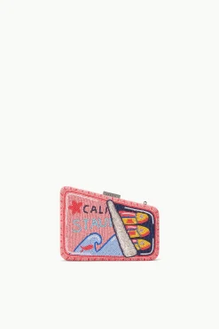 STAUD CARMELLA BEADED CLUTCH  INES PINK STAUDINESPINK Clearance