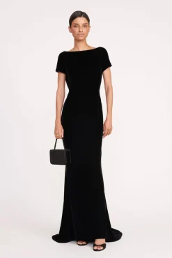 STAUD CARMEN BEADED BOX BAG   BLACK Online