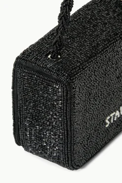 STAUD CARMEN BEADED BOX BAG   BLACK Online