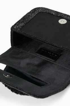 STAUD CARMEN BEADED BOX BAG   BLACK Online