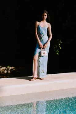 STAUD CARMEN BEADED BOX BAG DIAMOND ROSE DIAMONDROSE Online