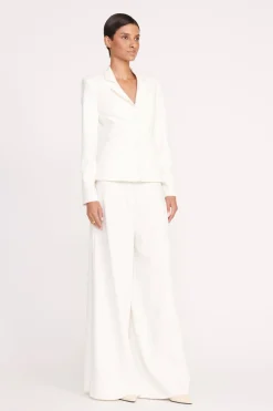 STAUD CARSON BLAZER   IVORY Hot