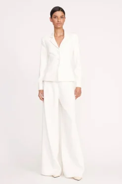STAUD CARSON BLAZER   IVORY Hot