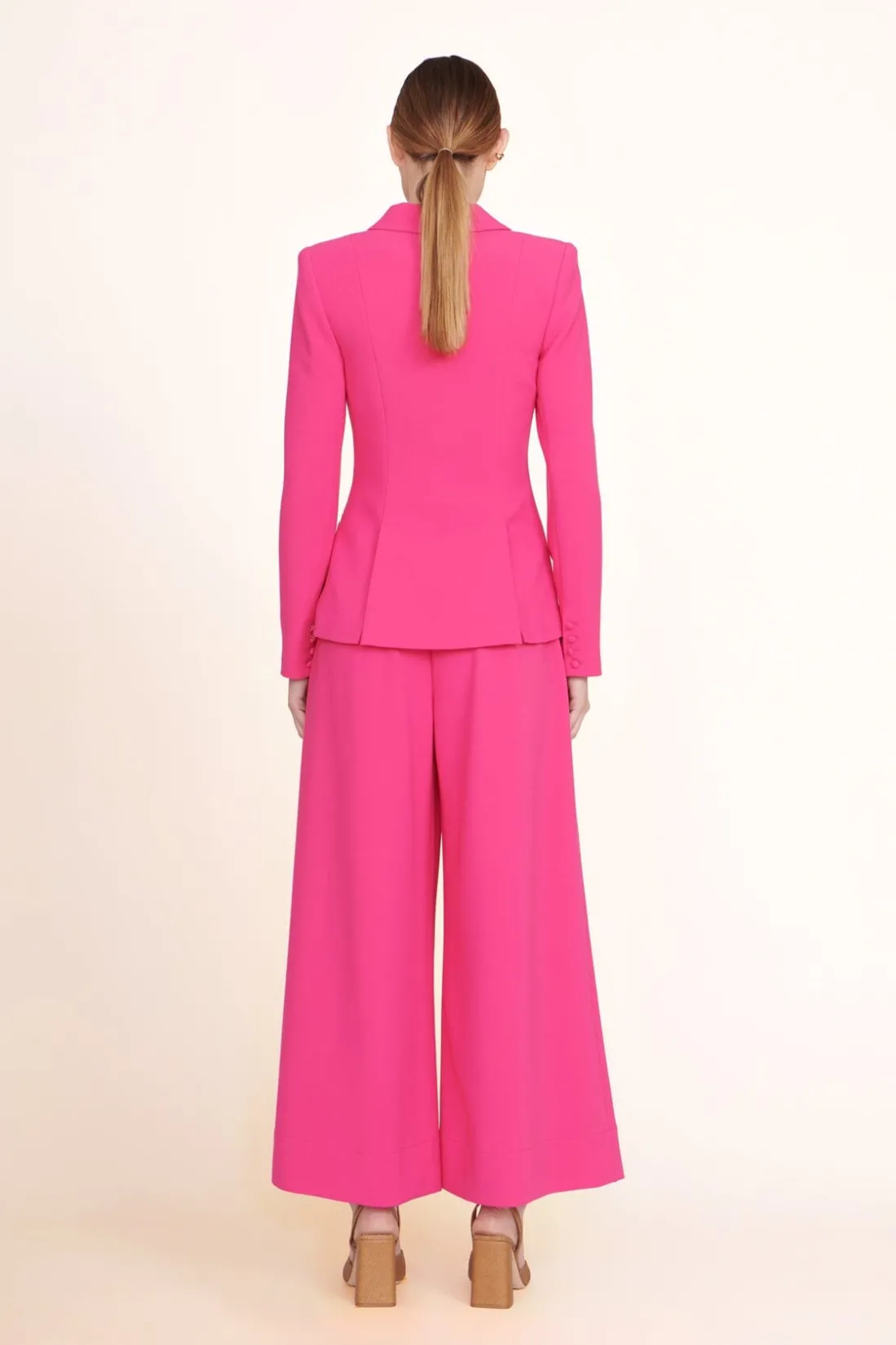 STAUD CARSON BLAZER MAGENTA Best