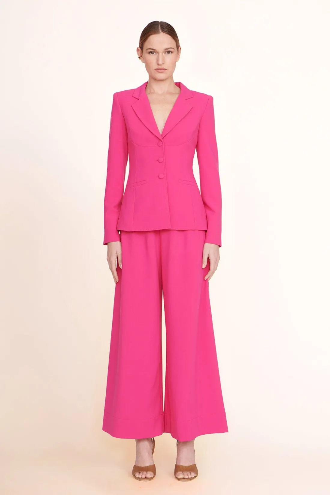 STAUD CARSON BLAZER MAGENTA Best