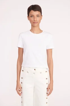 STAUD CARTER PANT   WHITE Sale