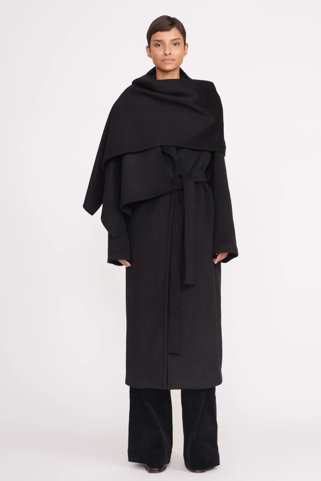 STAUD CARVER COAT BLACK Sale