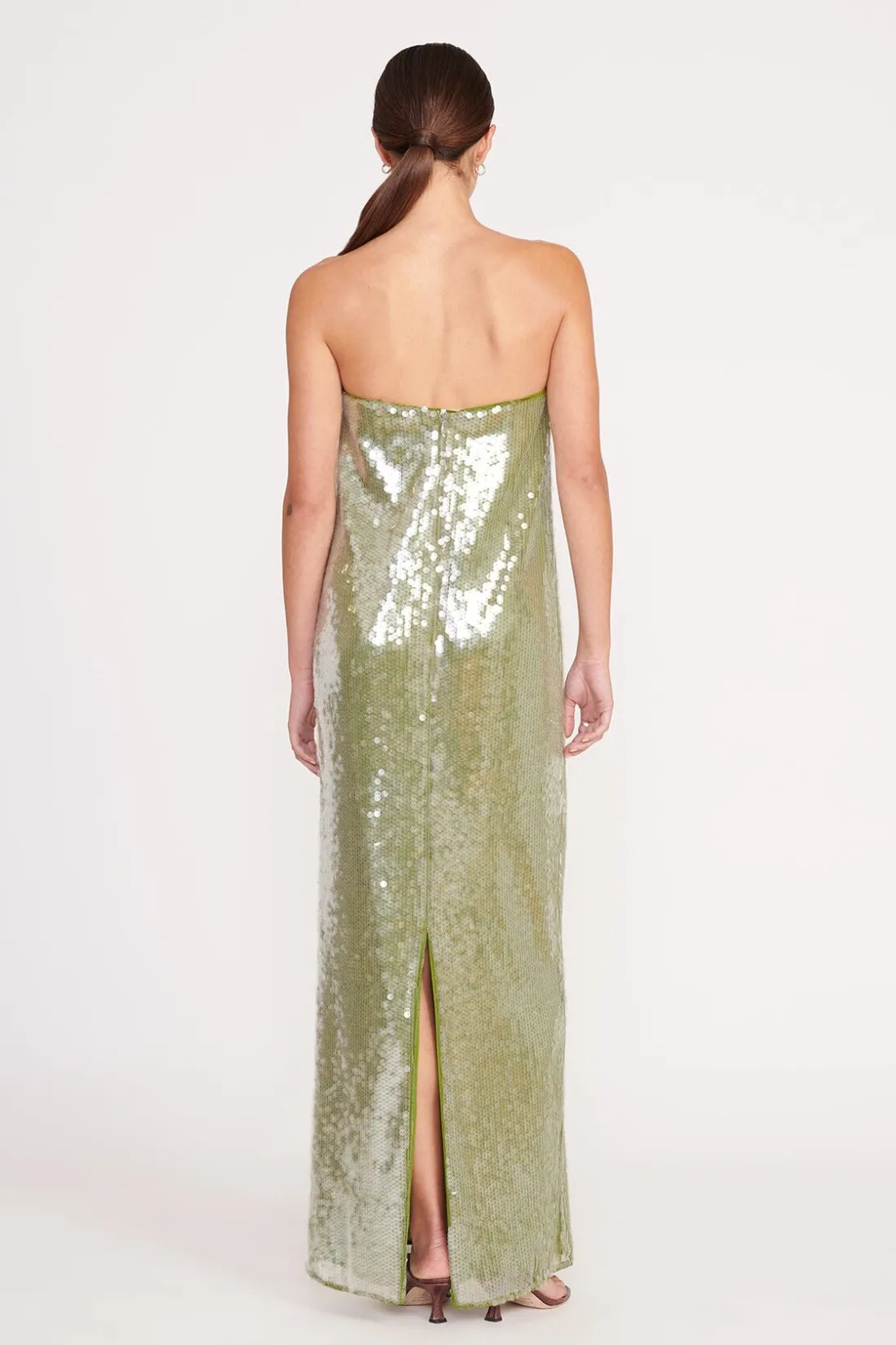 STAUD CASEY DRESS GARDEN MOSS GARDENMOSS Online