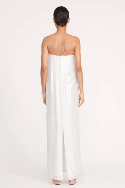 STAUD CASEY DRESS   SILVER