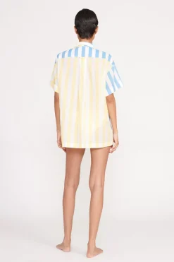 STAUD CHANNING TOP  BUTTERCUP SEASHORE STRIPE BUTTERCUPSEASHORESTRIPE