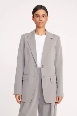 STAUD CITY BLAZER  HEATHER GREY HEATHERGREY Sale