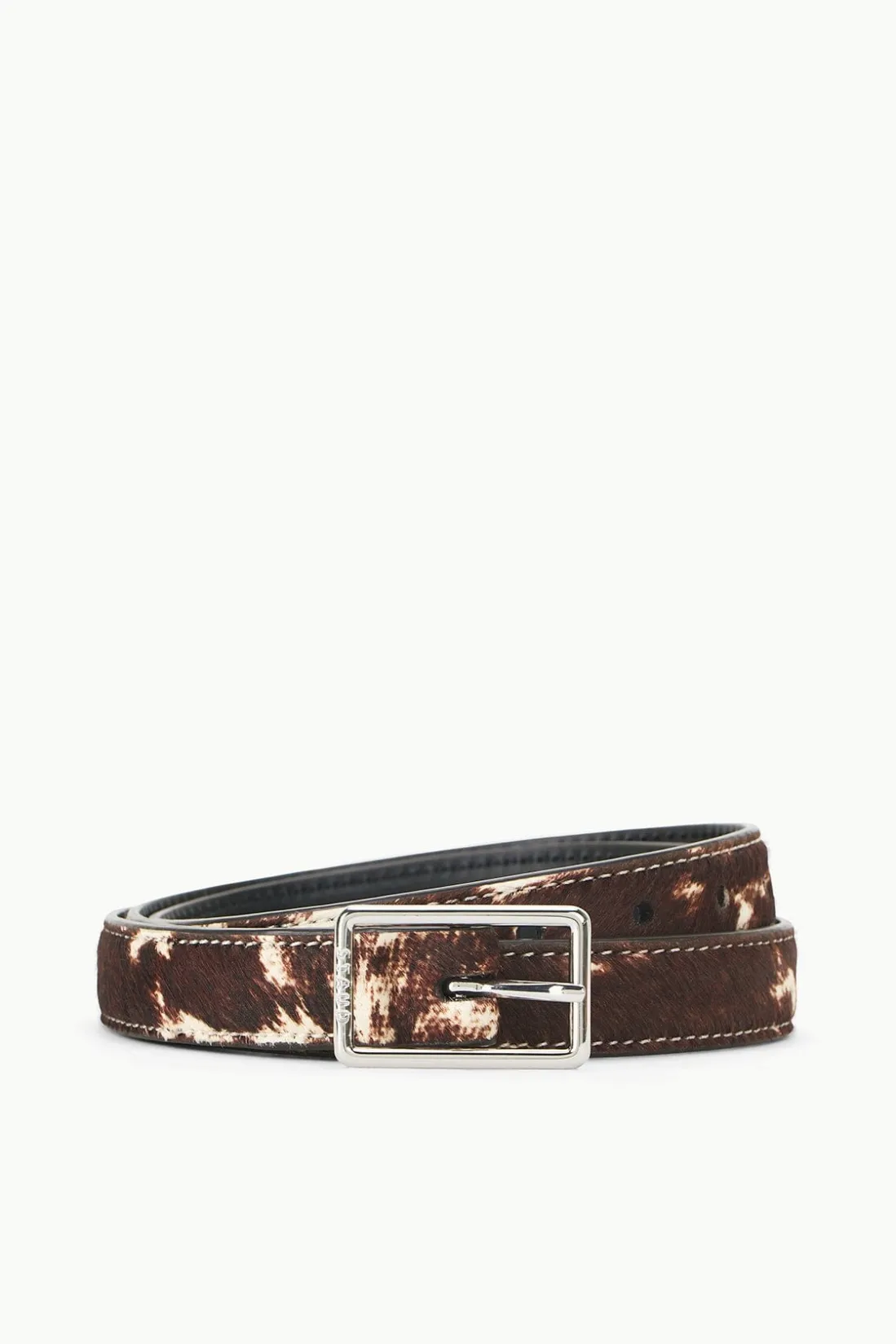STAUD CLASSIC WAIST BELT BROWN & TAN HAIRCALF BROWN&TANHAIRCALF Best