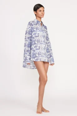 STAUD COLTON SHIRT  BLUE TOILE BLUETOILE