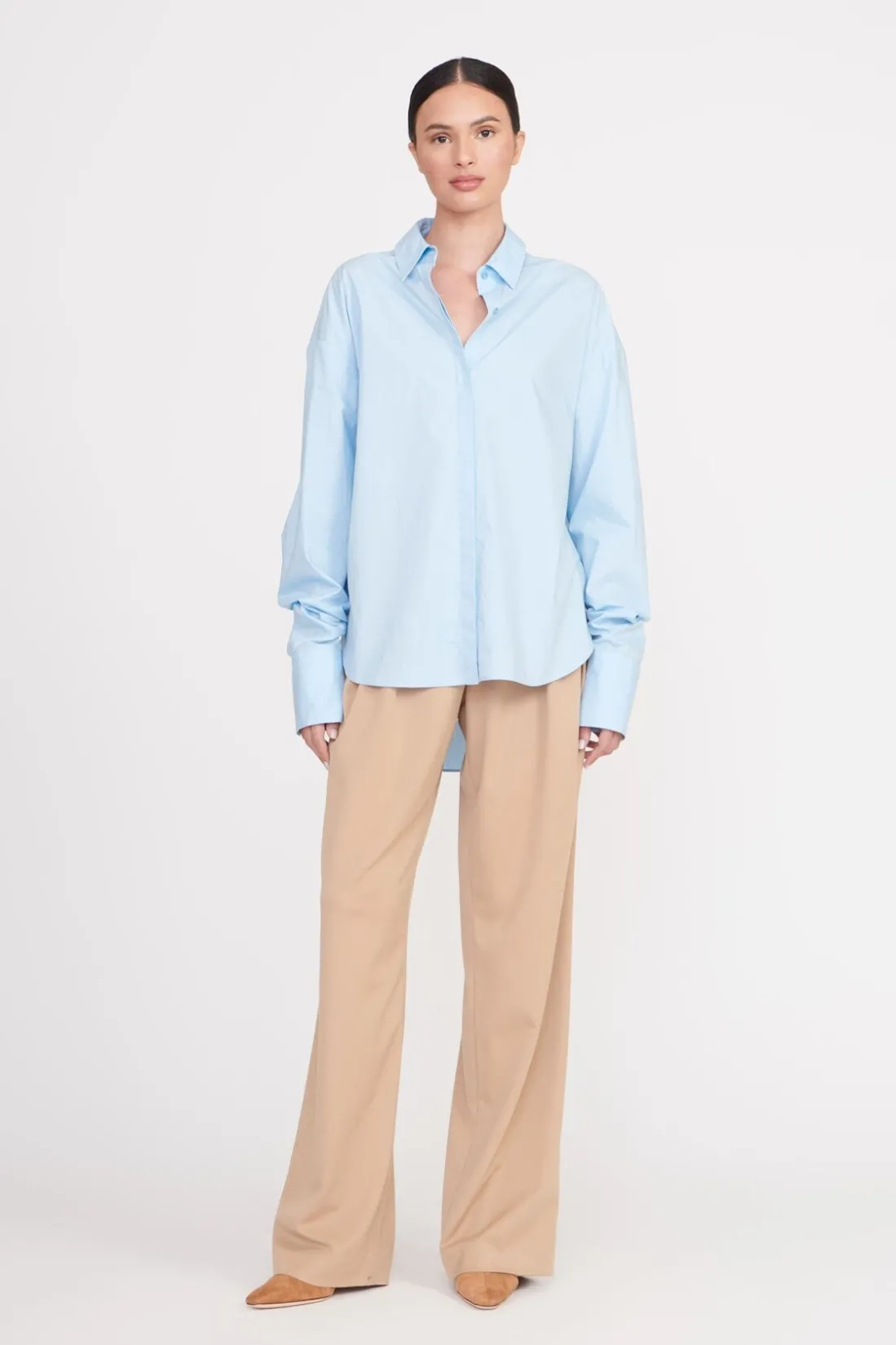 STAUD COLTON SHIRT FRENCH BLUE FRENCHBLUE Sale