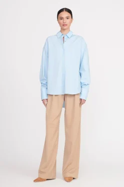 STAUD COLTON SHIRT FRENCH BLUE FRENCHBLUE Sale
